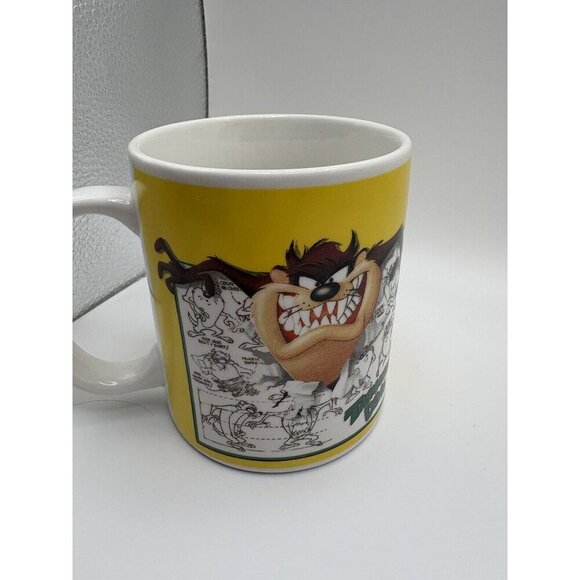 Warner Brothers Studio Vintage 1995 Taz the Tasmanian Devil Coffee Mug 12oz - Picture 4 of 6